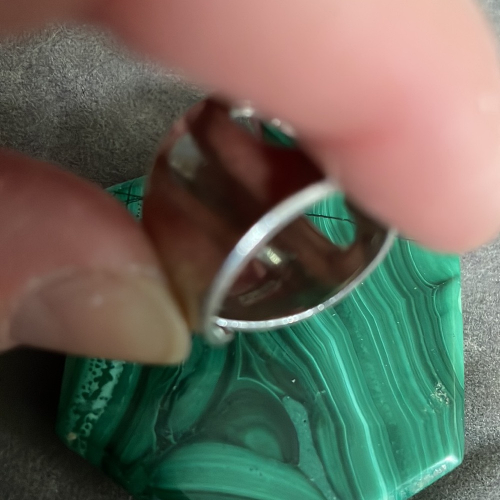 Silver heart ring - Picture 5 of 6